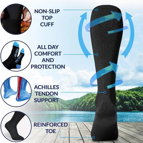 Black Compression Socks - Picture 8 of 10